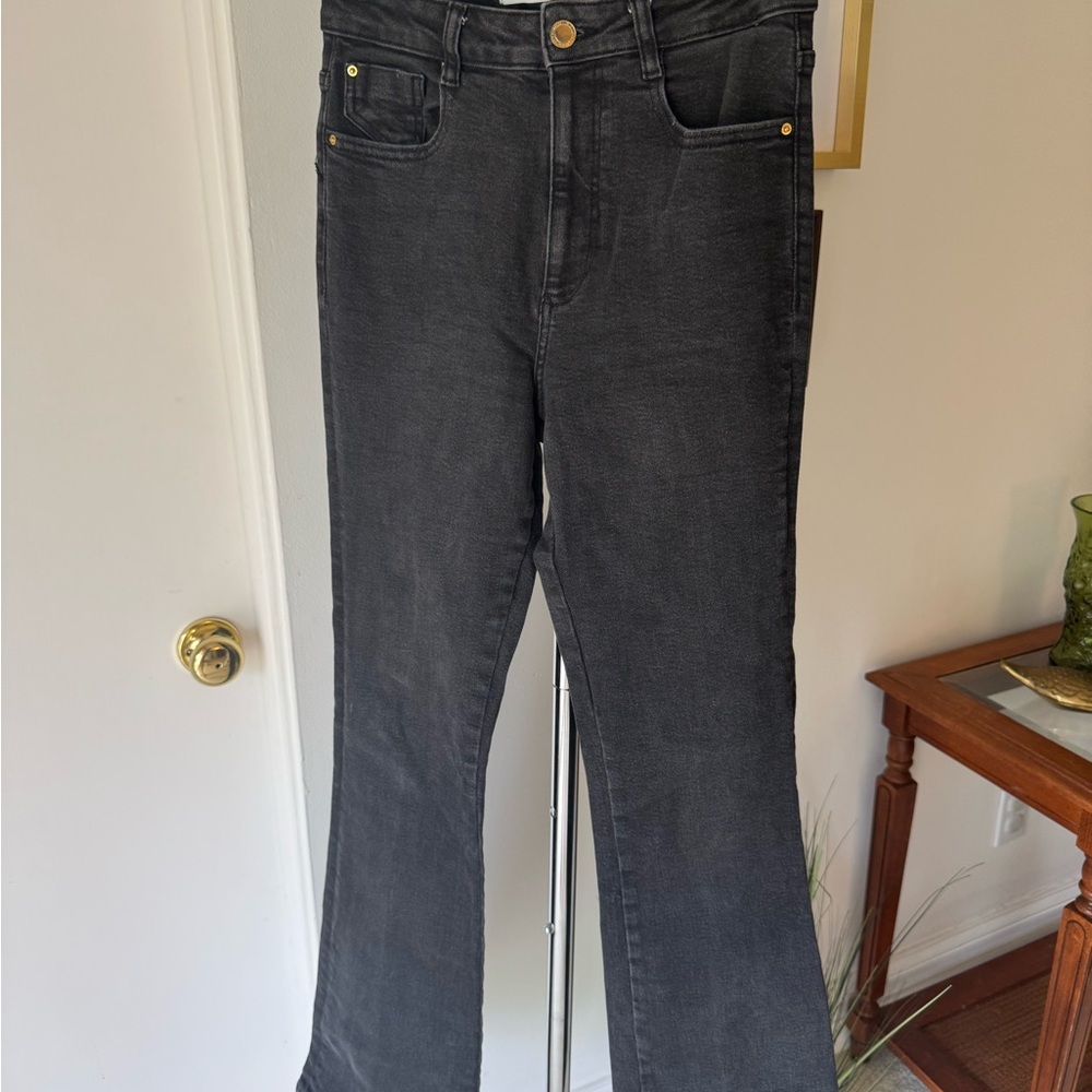 Zara Black Flare Jeans